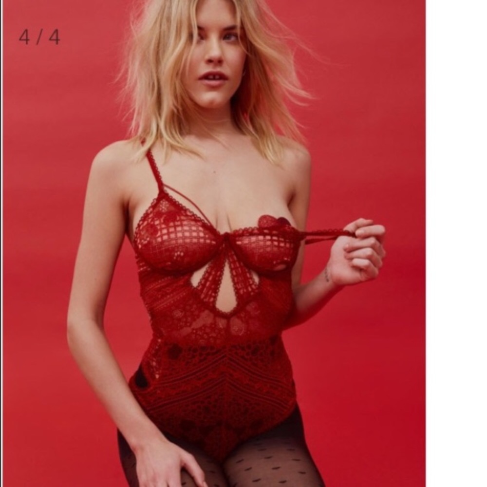 NWT For love & lemons Etienne lace bodysuit - Picture 3 of 8